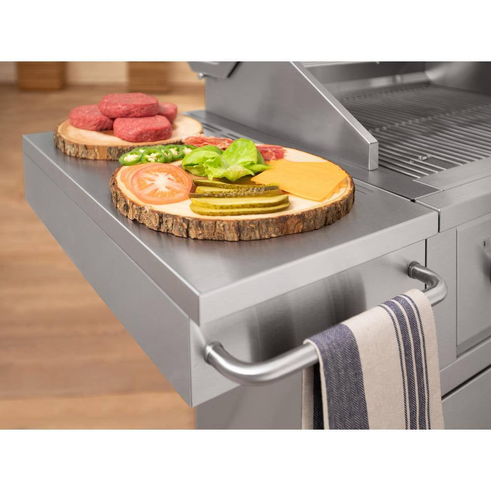 Outdoor Kitchen Built-In 4-Burner Stainless Steel Grill Cart with Propane Gas Performance Grill, 40 In.
