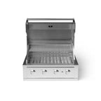 Outdoor Kitchen Built-In 4-Burner Stainless Steel Grill Cart with Propane Gas Performance Grill, 40 In.
