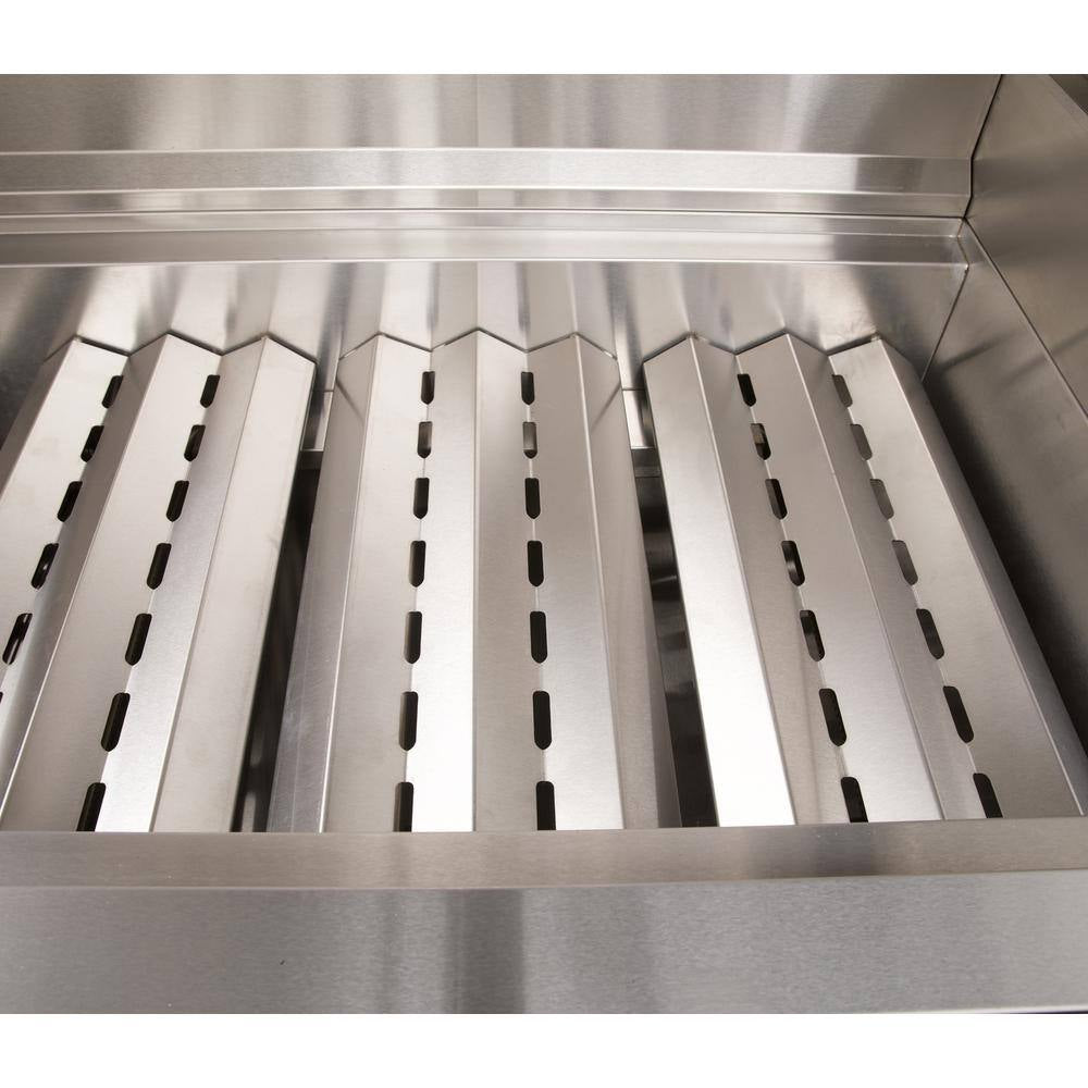 Outdoor Kitchen Built-In 4-Burner Stainless Steel Grill Cart with Propane Gas Performance Grill, 40 In.